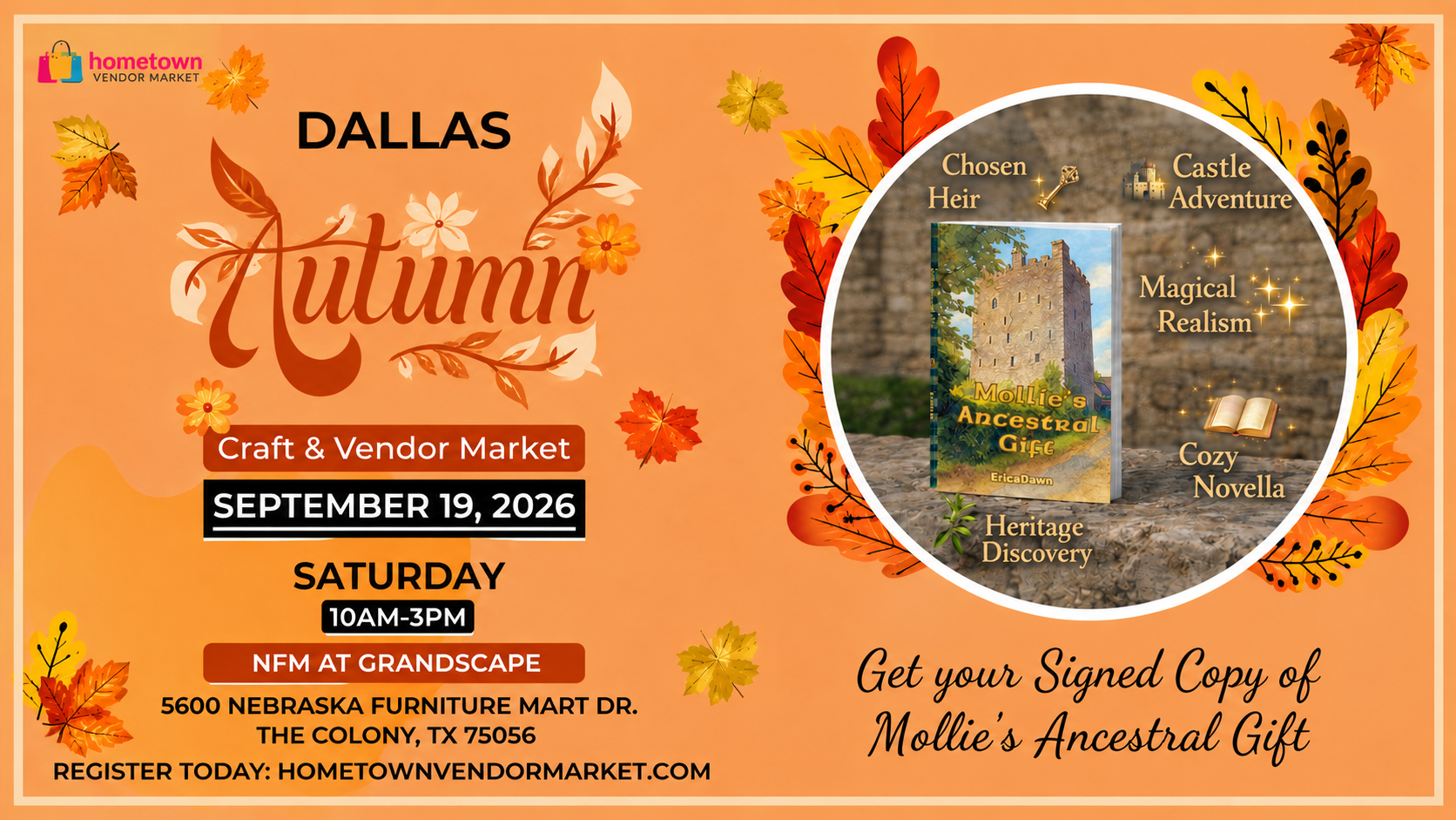 Upcoming events poster